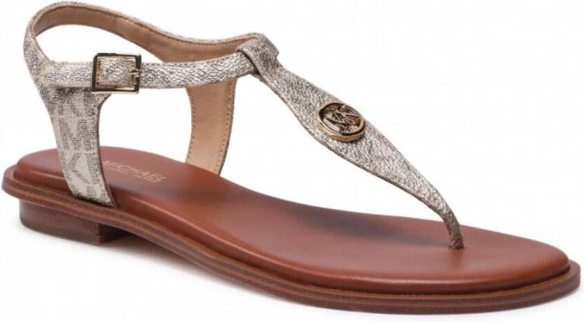 Michael Kors Flat Sandals Beige Dames