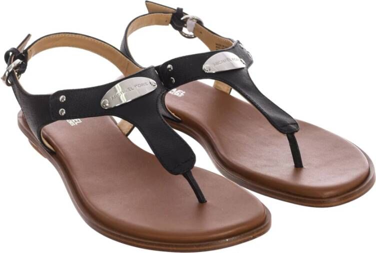 Michael Kors Flat Sandals Black Dames