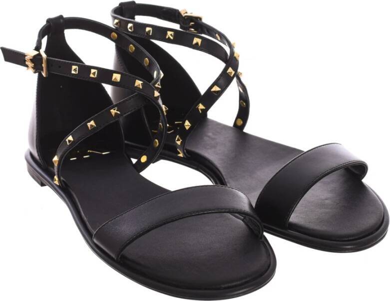 Michael Kors Flat Sandals Black Dames