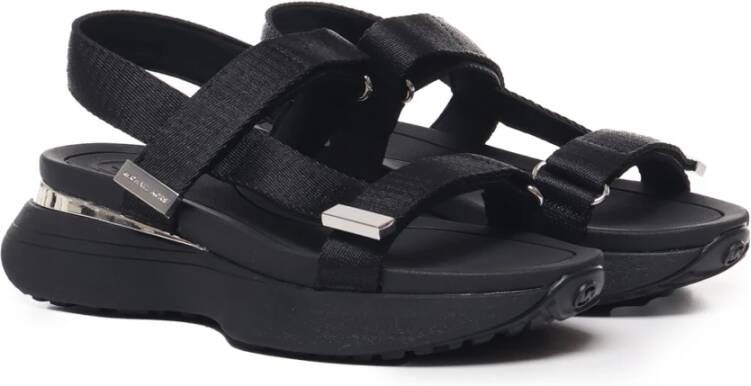 Michael Kors Flat Sandals Black Dames