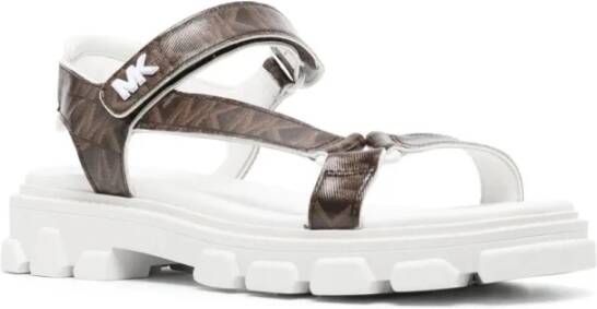 Michael Kors Casual Bruine Sandaal Brown Dames