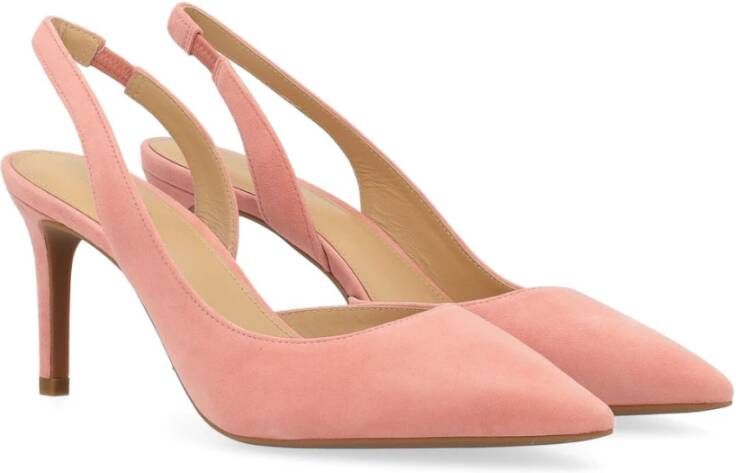 Michael Kors Flex Pump Slingback in roze suède Pink Dames