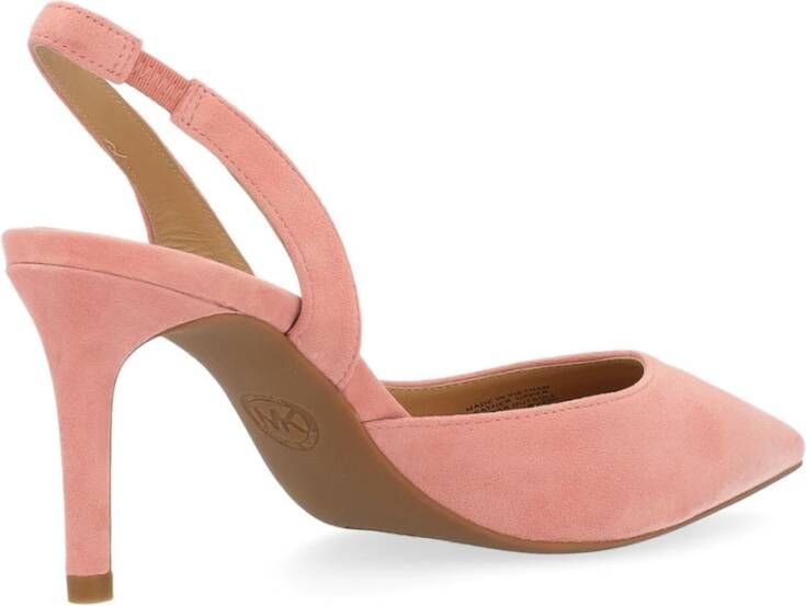 Michael Kors Flex Pump Slingback in roze suède Pink Dames