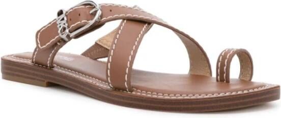 Michael Kors Sandalen Bruin Leder Brown Dames