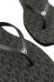 Michael Kors Zwarte Monogram Flip Flops Black Dames - Thumbnail 15