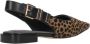 Michael Kors Gevlekte Leren Sandalen met Vierkante Neus Multicolor Dames - Thumbnail 3