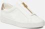 Michael Kors Dames Sneakers Keaton Zip Slip On Pale Gold Wit - Thumbnail 5