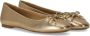 Michael Kors Gouden Nori Ballet Flat met Gewatteerde Binnenzool Geel Dames - Thumbnail 2