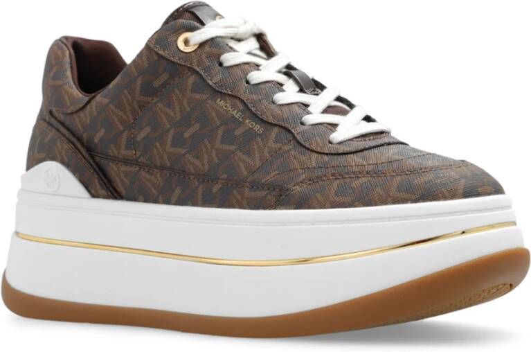 Michael Kors Hayes platform sneakers Brown Dames