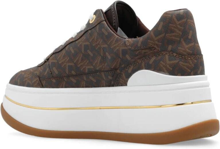 Michael Kors Hayes platform sneakers Brown Dames