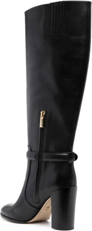 Michael Kors Hamilton Embellished Leather Boot Black Dames