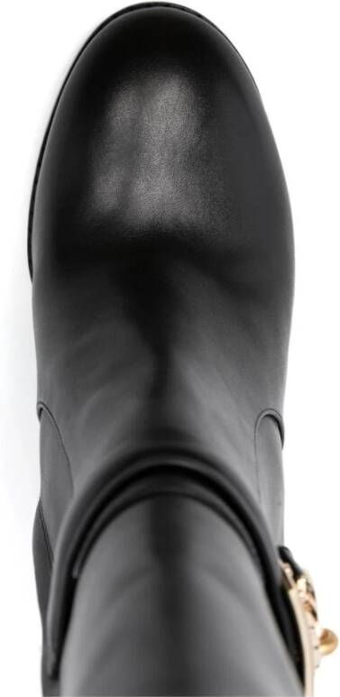 Michael Kors Hamilton Embellished Leather Boot Black Dames
