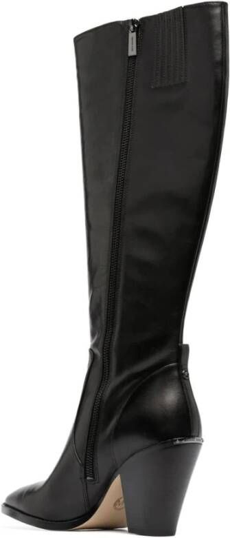 Michael Kors Dover Leather Knee Boot Black Dames