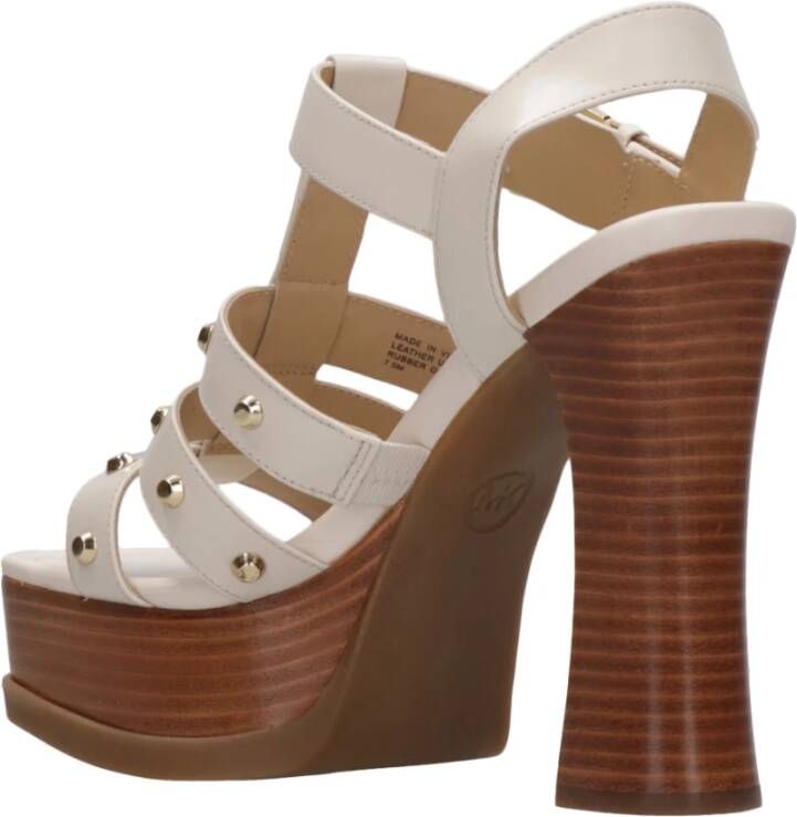 Michael Kors High Heel Sandals Beige Dames