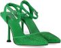 Michael Kors Groene Sandalen met Strass Hiel Green Dames - Thumbnail 2