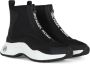Michael Kors Hoge Dara Sneakers met Ritssluiting Black Dames - Thumbnail 4