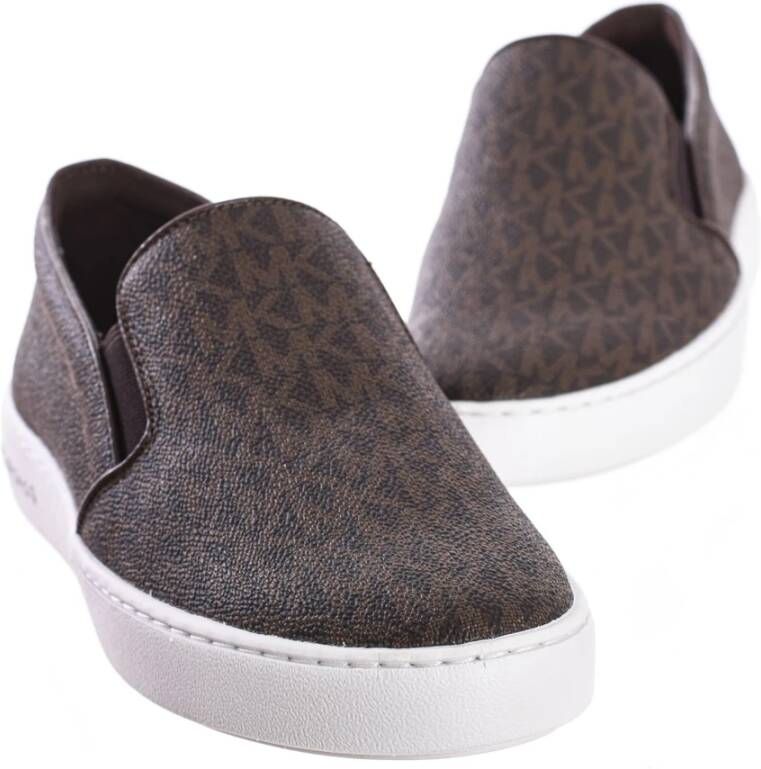 Michael Kors Instap Mocassin Stijl Sneaker Brown Dames