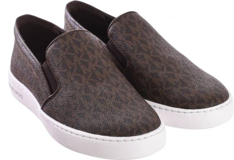 Michael Kors Instap Mocassin Stijl Sneaker Brown Dames