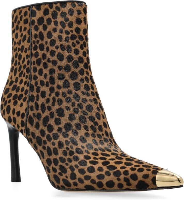 Michael Kors Kasia Enkellaarsjes met Hak Brown Dames