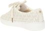 Michael Kors Witte Lage Sneakers Keaton Lace Up - Thumbnail 4