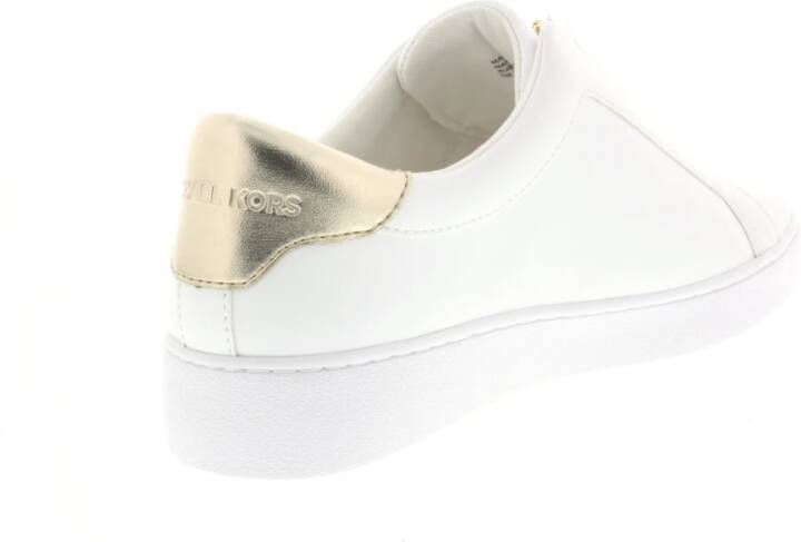 Michael Kors Keaton Zip Slip On Lichtgoud White Dames