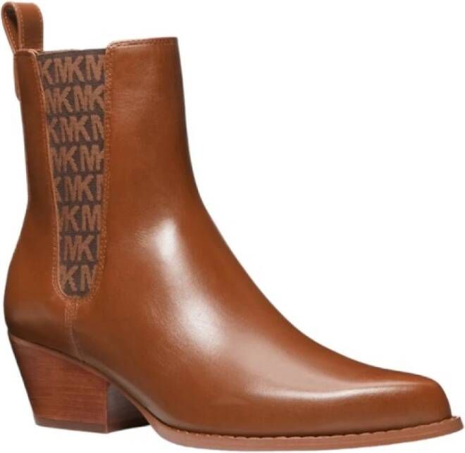 Michael Kors Kinlee Bootie Stijlvolle damesschoen Brown Dames