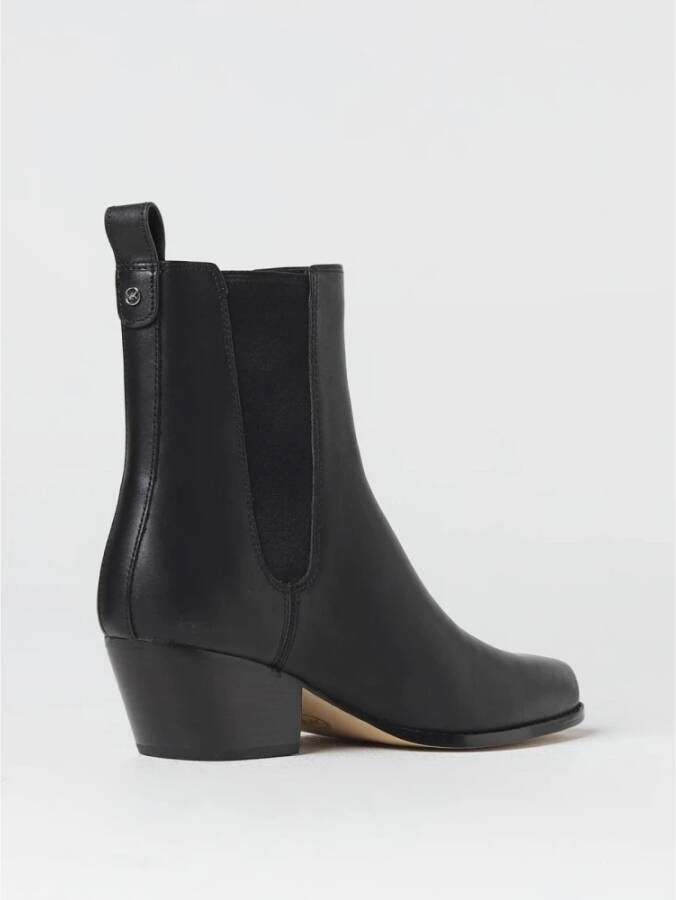Michael Kors Kinlee Leren Enkellaarsjes