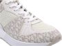 Michael Kors Dames Sneakers Jaime Trainer Mk Sig Semi Lux Off White - Thumbnail 4