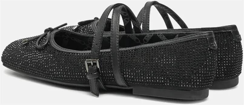 Michael Kors Ballerina Flat met Kristalversiering Black Dames