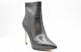 Michael Kors Zwarte Enkellaarsjes Rue Stiletto Bootie - Thumbnail 12