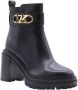 MICHAEL Kors Enkellaarzen 40F2PKME7L-BLACK-BROWN - Thumbnail 5