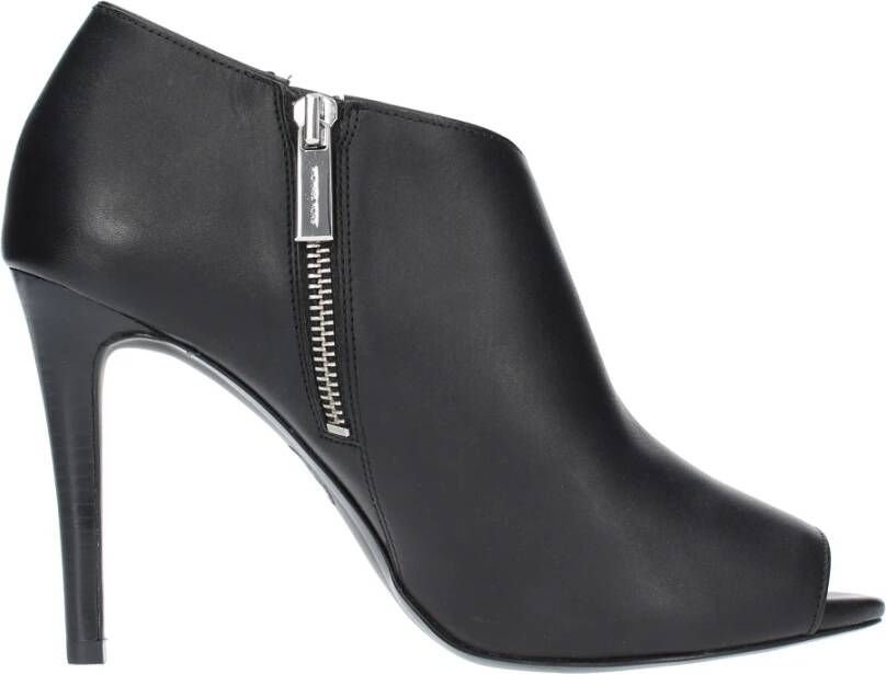 Michael Kors Leren enkellaarsjes Black Dames
