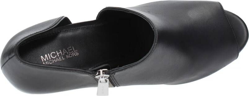 Michael Kors Leren enkellaarsjes Black Dames