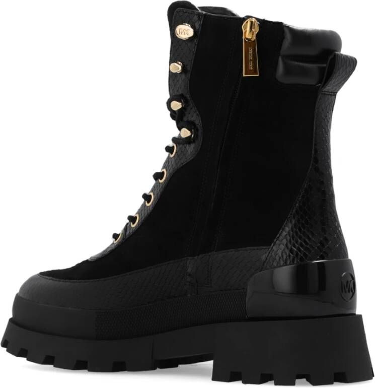 Michael Kors Lace-up Boots Zwart Dames