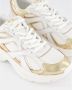Michael Kors Leo trainer chunky leren sneakers wit goud - Thumbnail 10