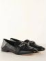 Michael Kors Leren Loafers met Metalen Logo Detail Black Dames - Thumbnail 2