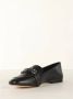 Michael Kors Leren Loafers met Metalen Logo Detail Black Dames - Thumbnail 3
