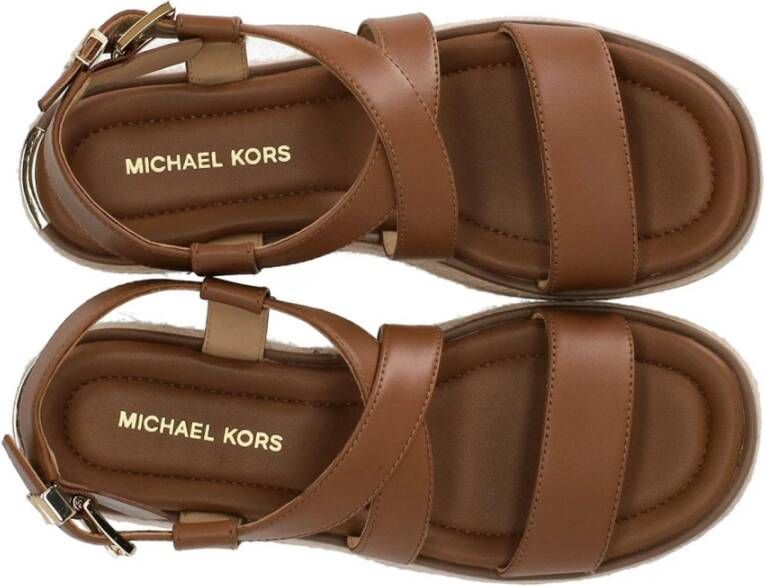 Michael Kors Lynn Bruin Platform Sandaal
