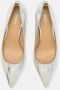 Michael Kors Metallic Crackle Leder Alina Flex Pumps Gray Dames - Thumbnail 4