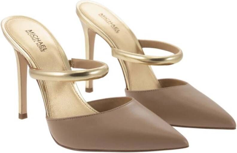 Michael Kors Muilezels met hakken Beige Dames