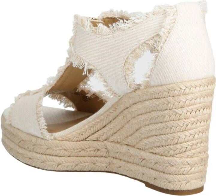 Michael Kors Optic White Sneakers Berkley Mid Wedge White Dames