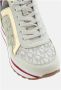 Michael Kors Pale Gold Vanilla Sneakers Veters Doos Multicolor Dames - Thumbnail 6