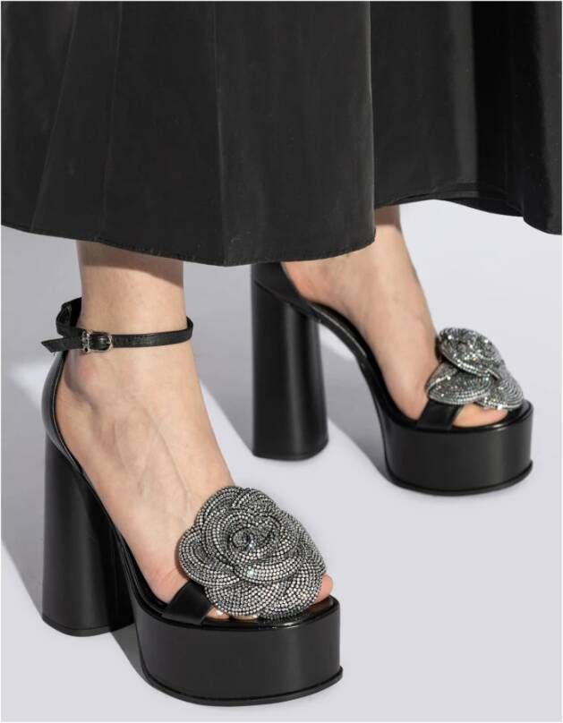 Michael Kors Platform Sandalen Elodie Black Dames
