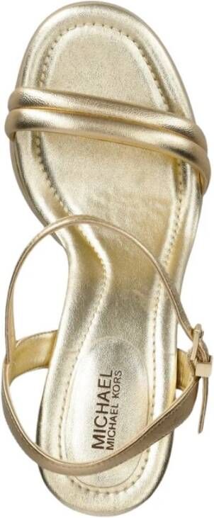 Michael Kors Laci Plateau Sandalen Yellow Dames