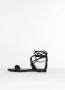 Michael Kors Leren Sandalen met Veters Black Dames - Thumbnail 5