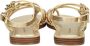 Michael Kors Gouden metallic leren sandalen - Thumbnail 4