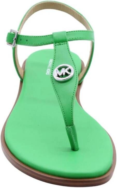 Michael Kors Platte sandalen Groen Dames