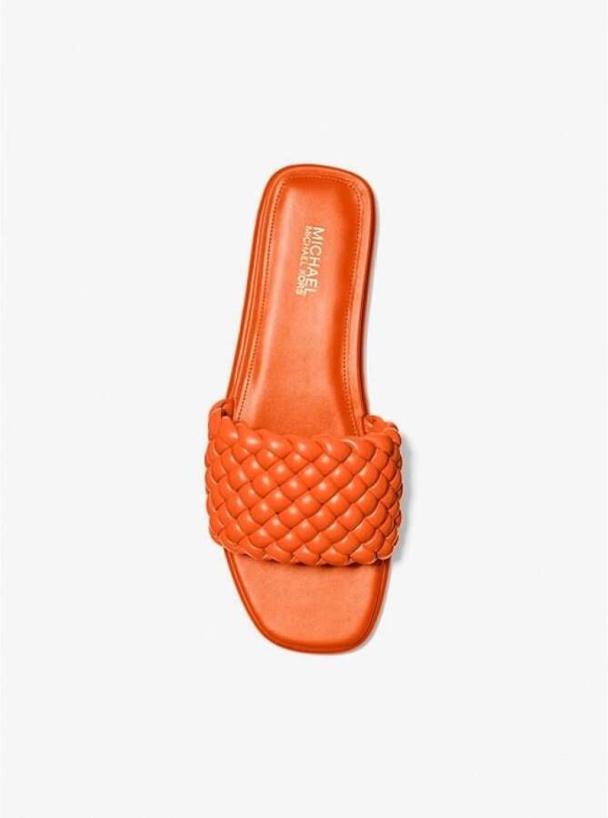Michael Kors Platte sandalen Oranje Dames