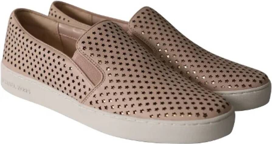 Michael Kors Pre-owned Leather sneakers Pink Dames
