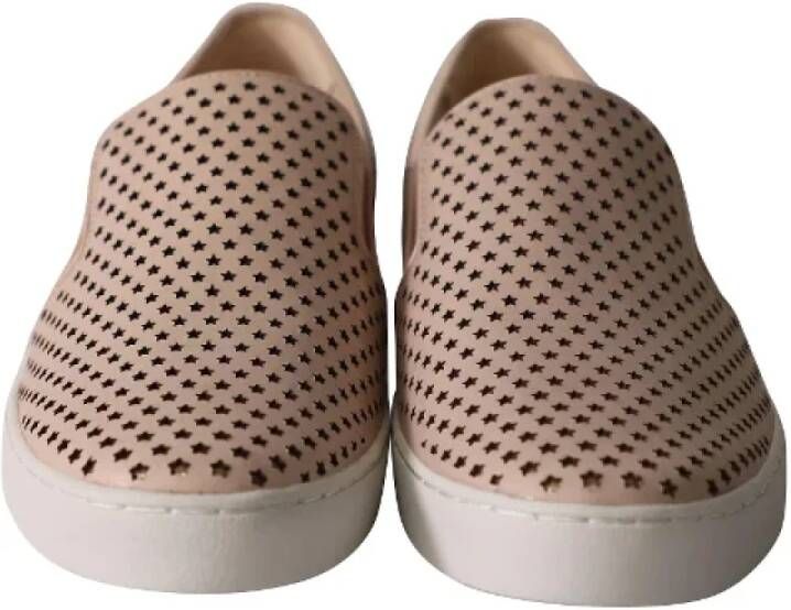 Michael Kors Pre-owned Leather sneakers Pink Dames